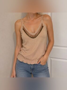 Maxime sleeveless knit tank top women tank top size M
